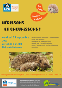 Promotion Animation Refuge Mulsanne Hérisson 290923