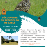 DÉCOUVERTE DU REFUGE LPO DE SABLÉ